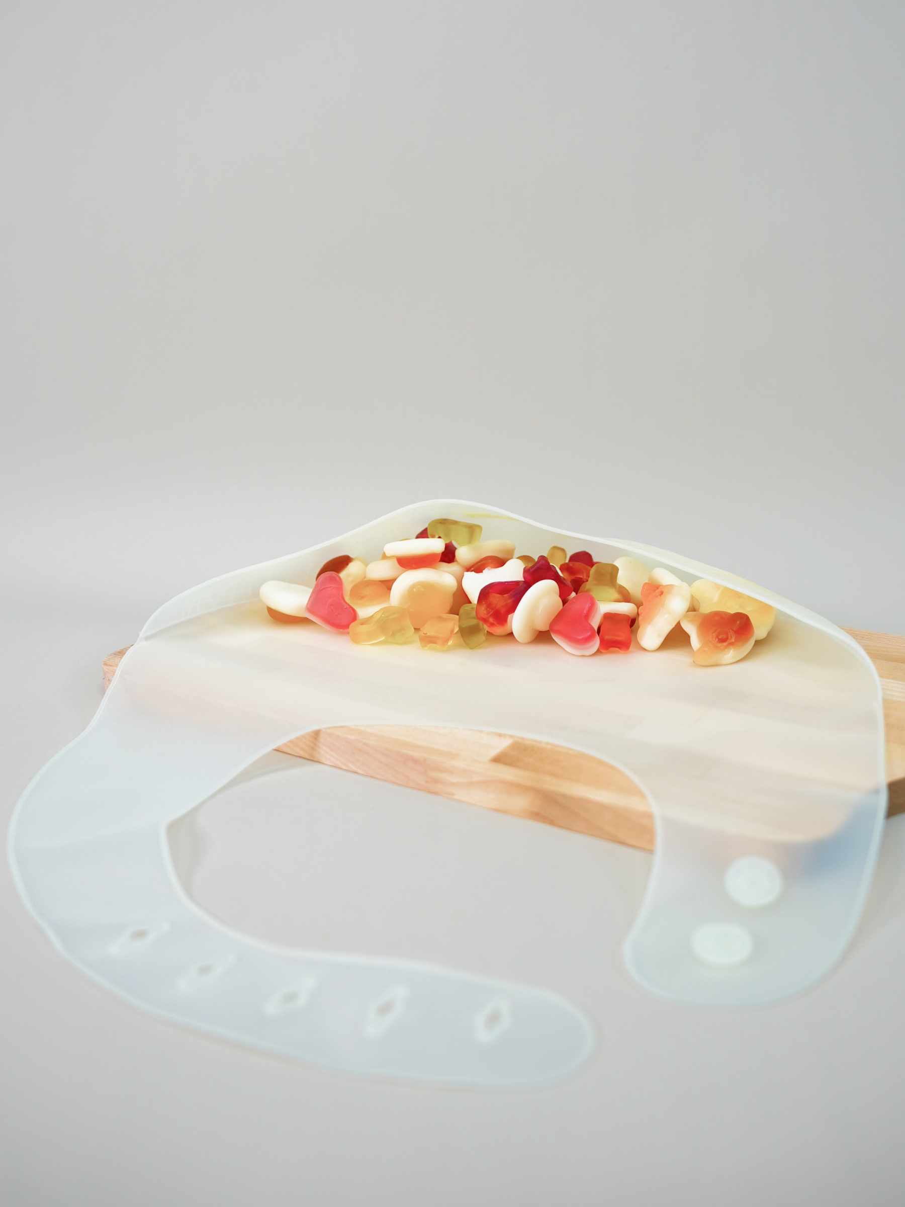 Нагрудник силиконовый для кормления детский LETO BABY