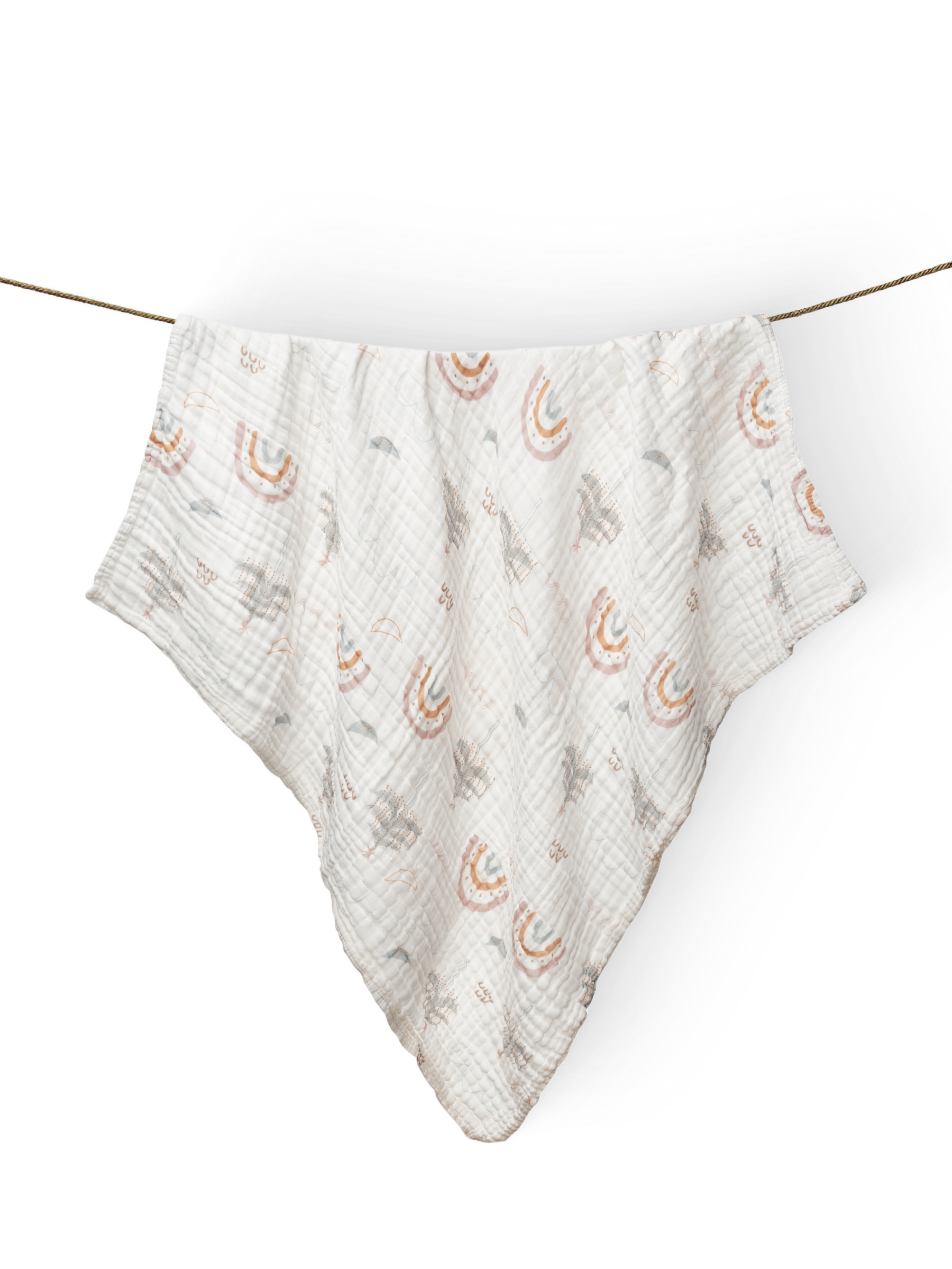 Детское полотенце с капюшоном 105x105 см leto baby